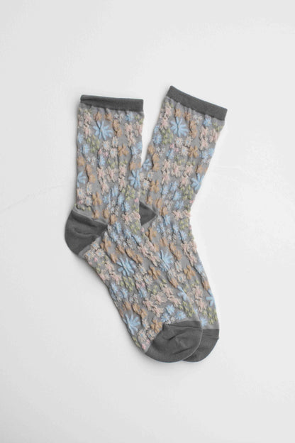 Meadow Blossom Crew Socks