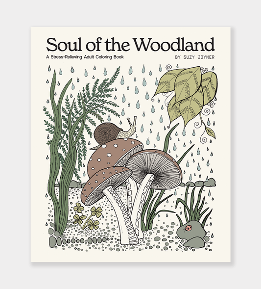 Soul of the Woodland: An Adult Coloring Book with Mushrooms