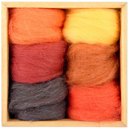 Autumn Wool Roving Set