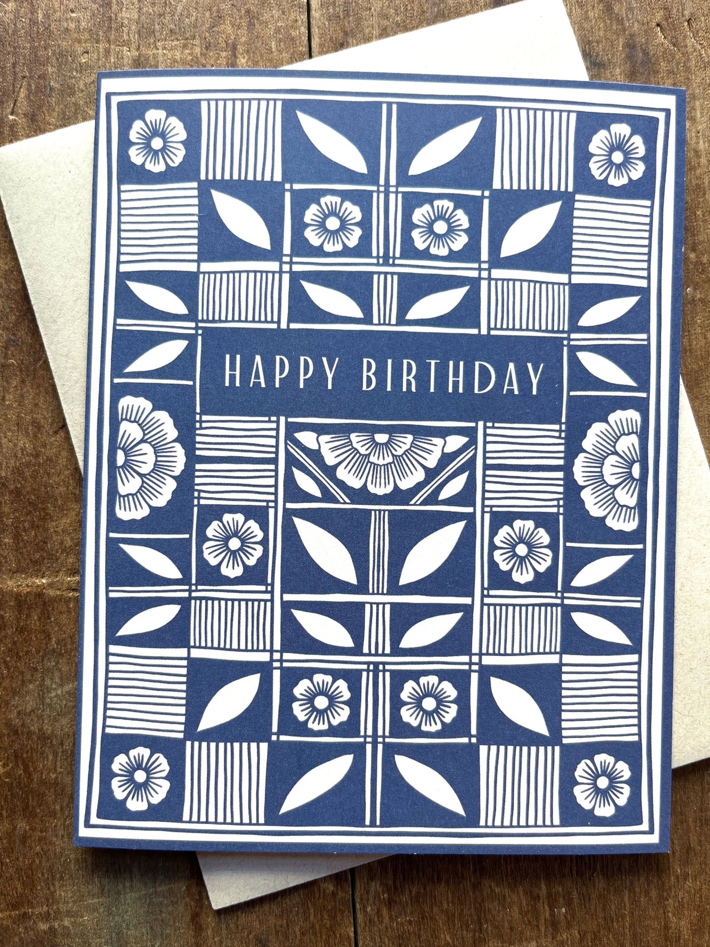 "Happy Birthday," Greeting Card