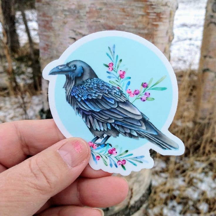 Mischief Raven Sticker