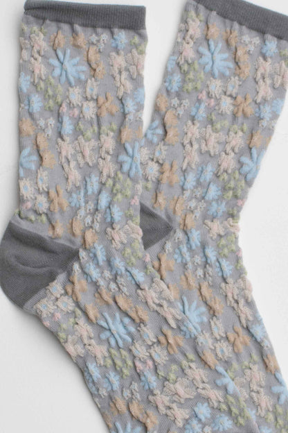 Meadow Blossom Crew Socks