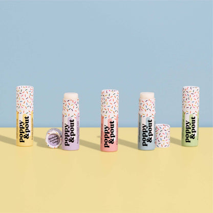 Lip Balm, Birthday Confetti Cake, Blue