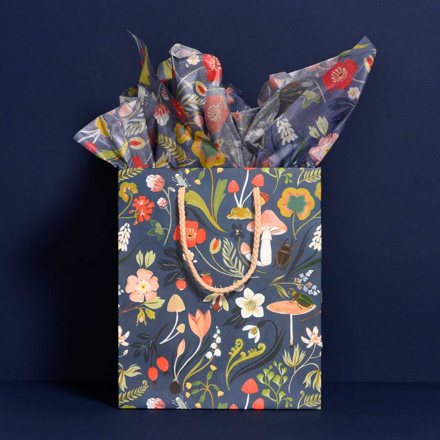 Forest Blue tissue paper