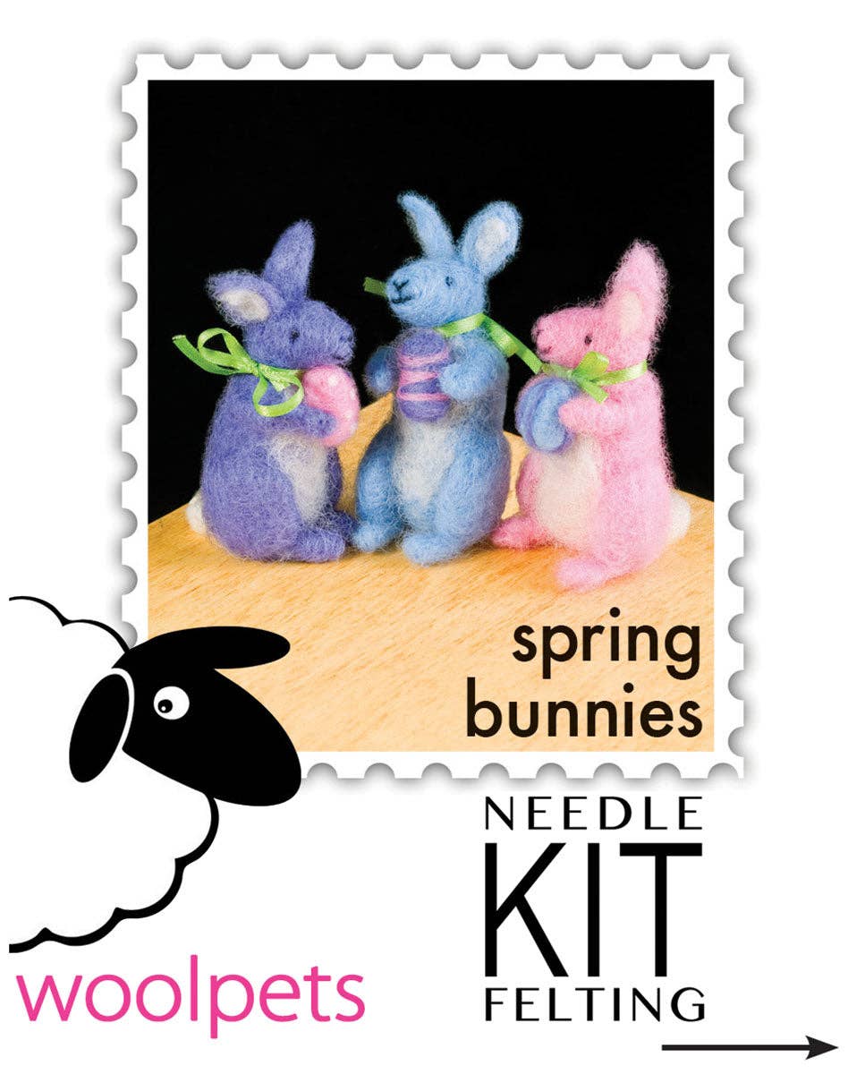 Spring Bunnies Felting Kit