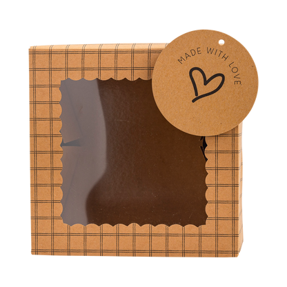 Made with Love Kraft Cookie Box