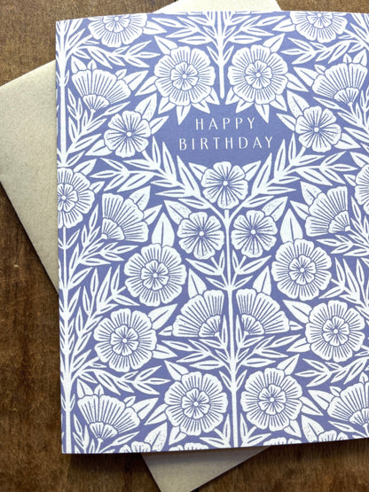 "Happy Birthday," Greeting Card