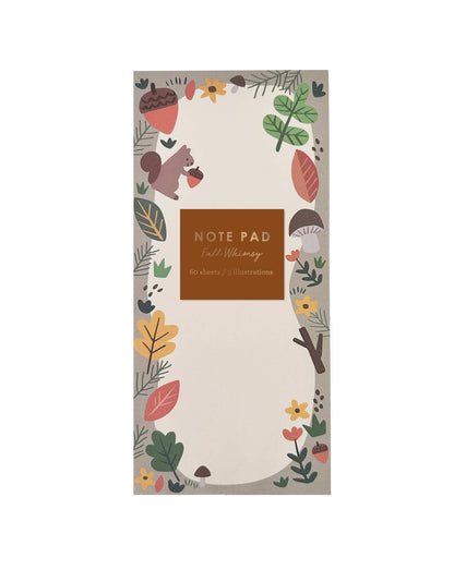 Fall Whimsy Notepad