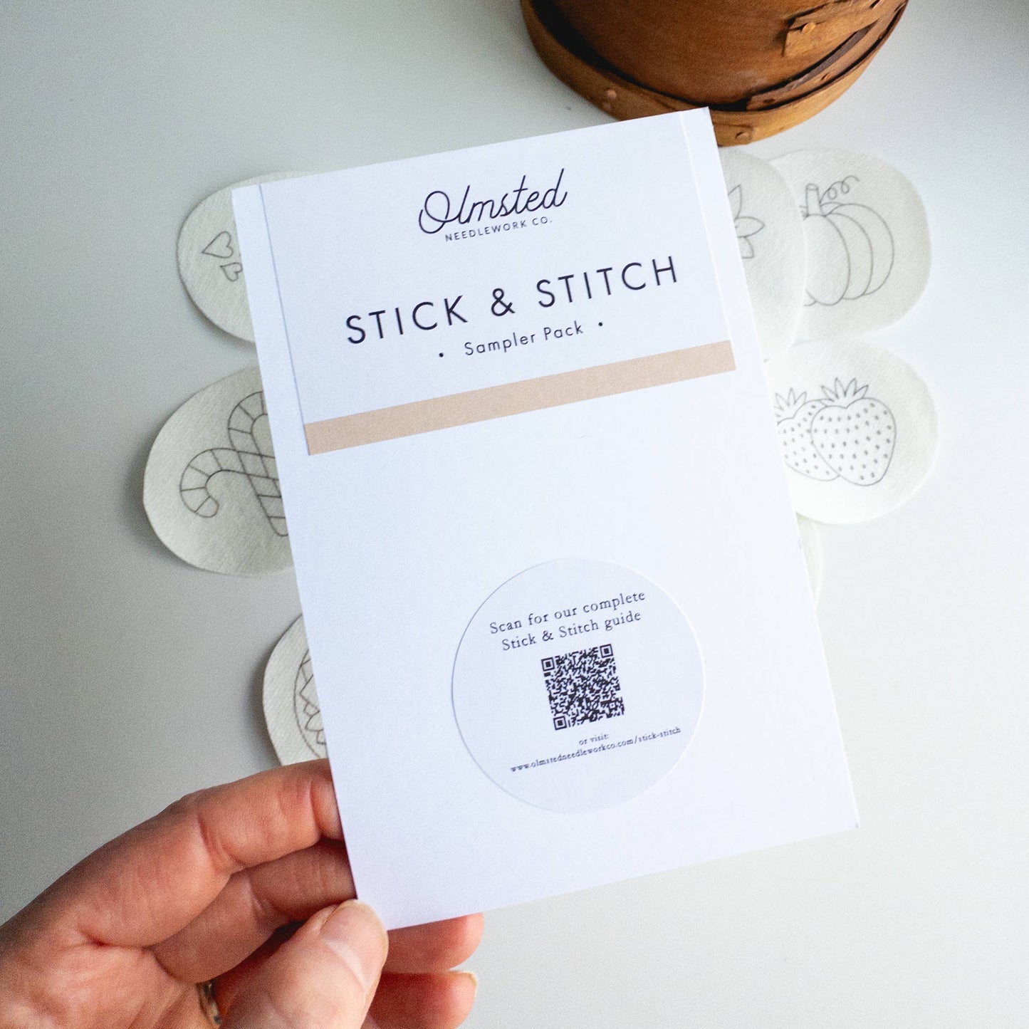 Mini Mushroom Stick and Stitch Embroidery Patterns