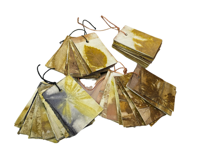 Eco Print Gift Tags