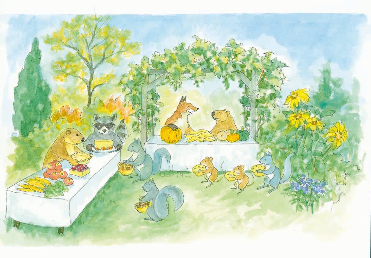 Gathering of Friends Notecard
