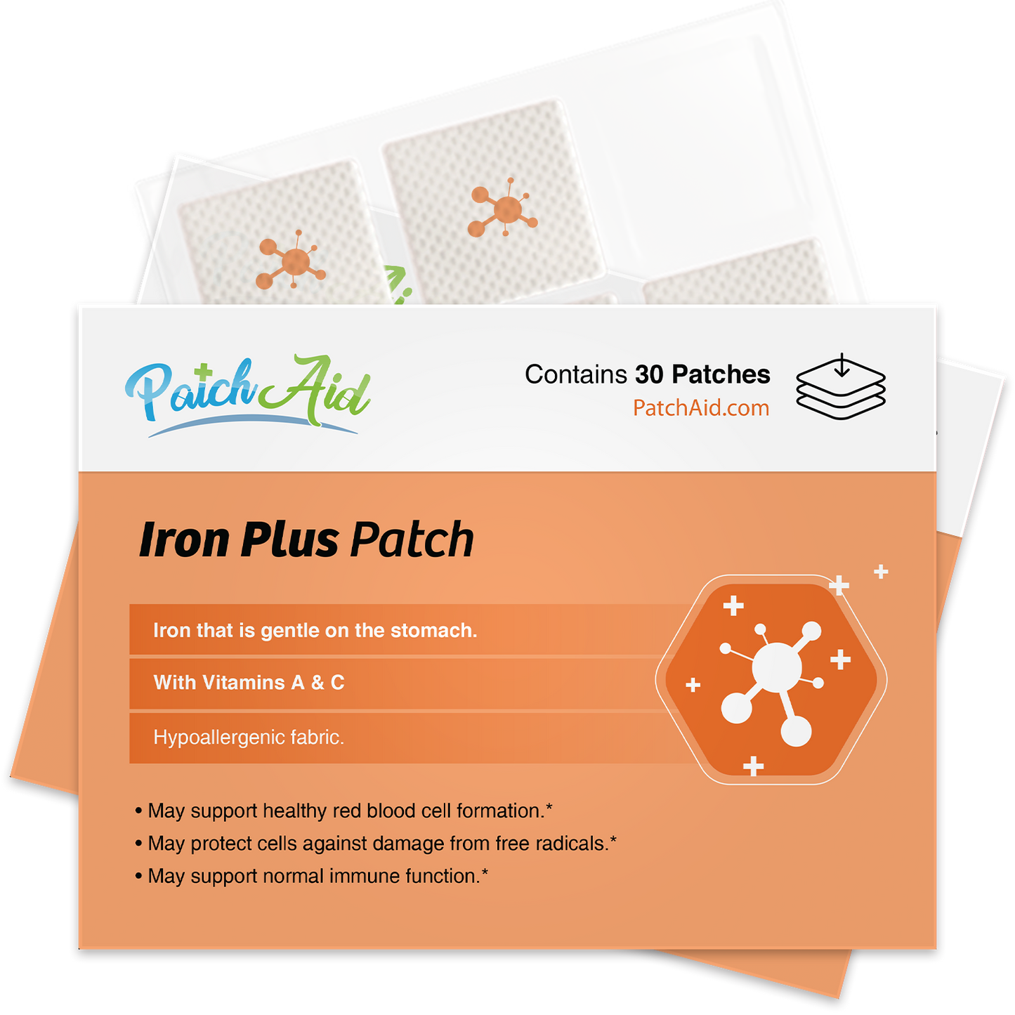 Iron Plus Vitamin Patch - Gentle Iron & Absorption Support