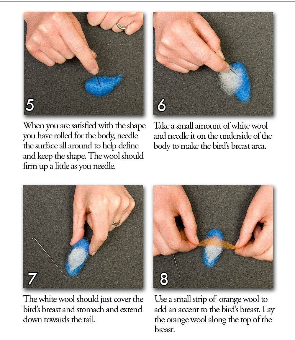 Bluebird Felting Kit
