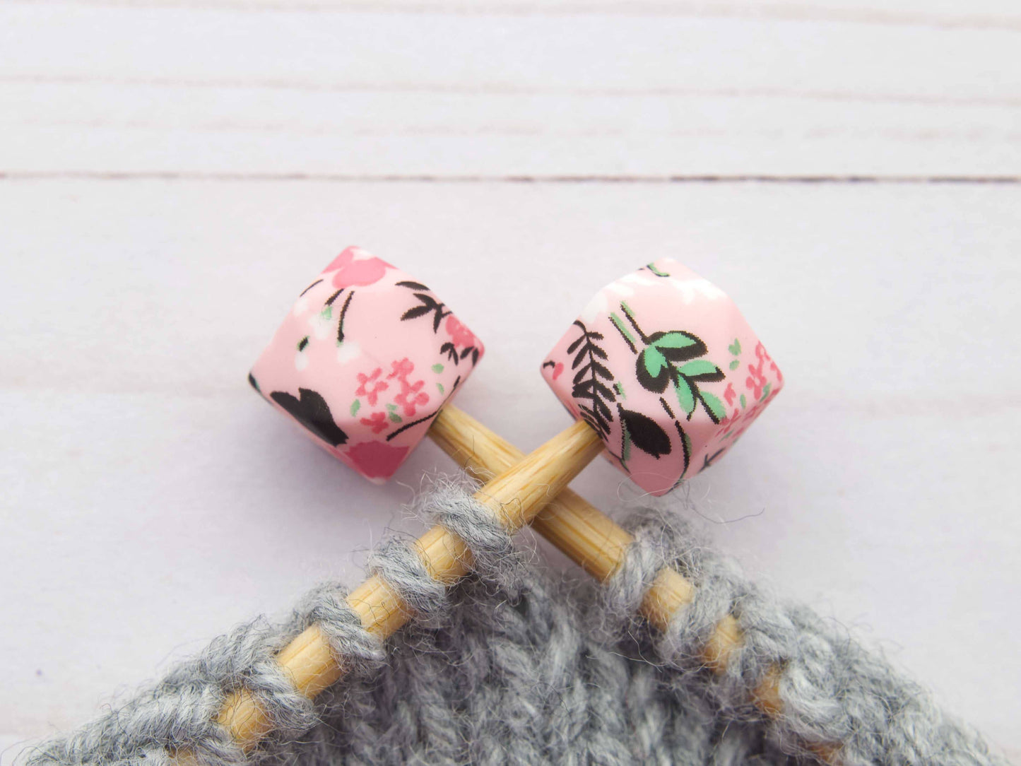Pretty In Pink Hexagon | Stitch Stoppers