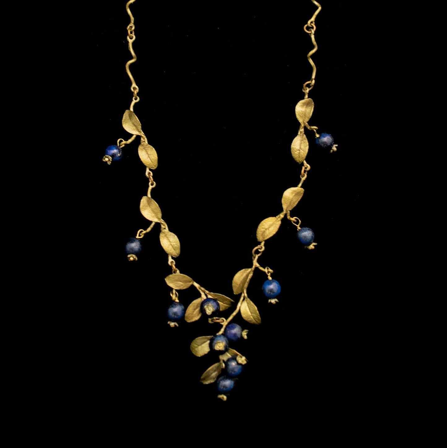 Blueberry Twig Necklace - 16" Adj.