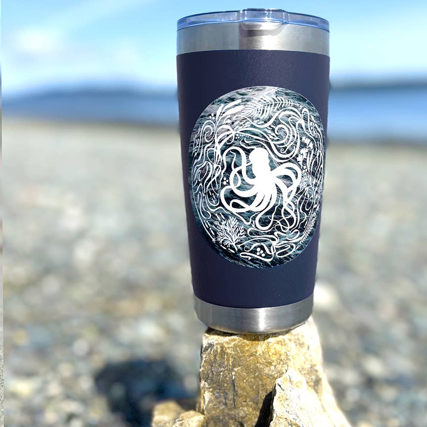 Octopus Garden Sticker: Pacific Marine Flora & Fauna