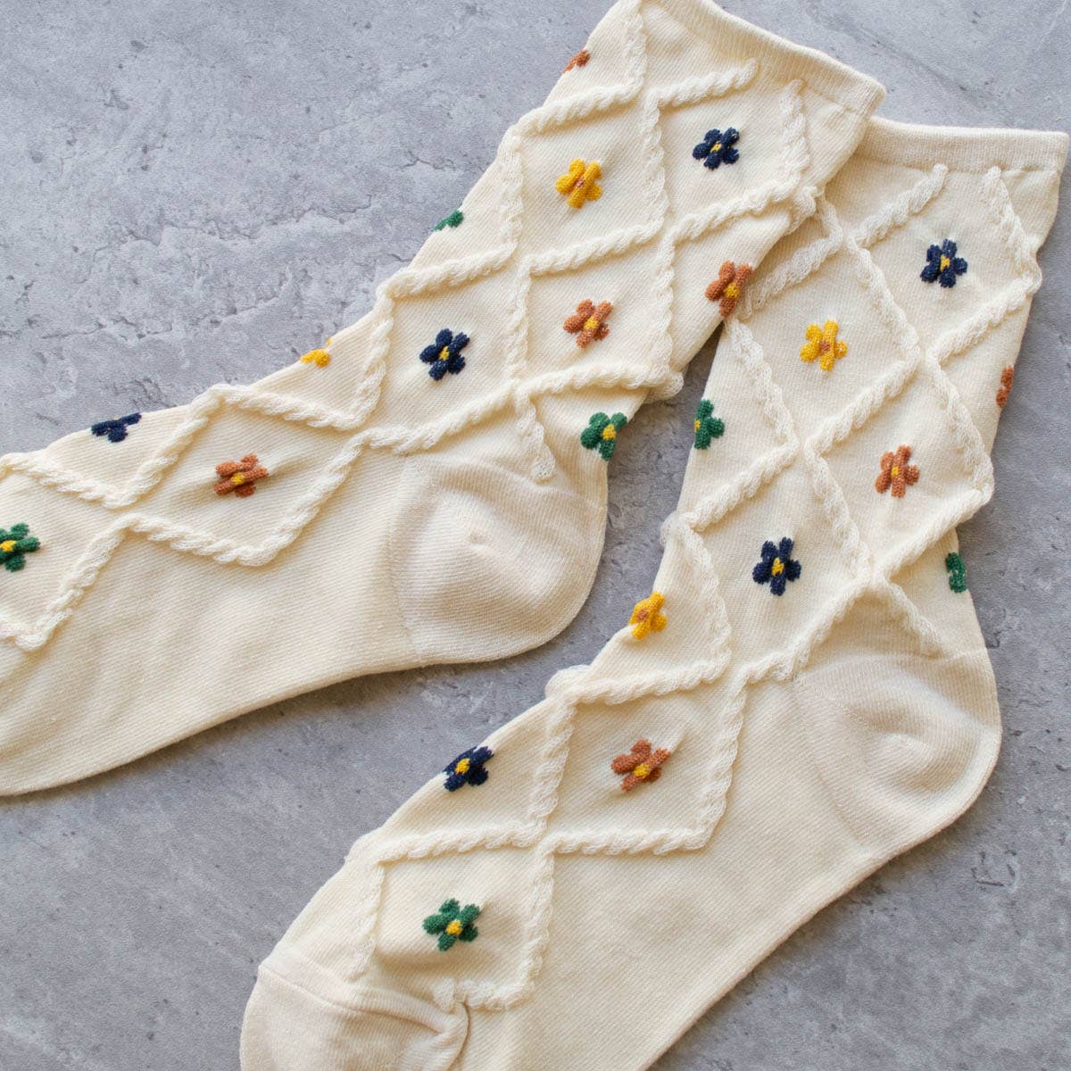 Ann Cottage Floral Casual Socks