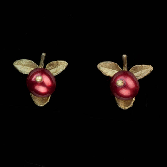 Cranberry Post Earrings