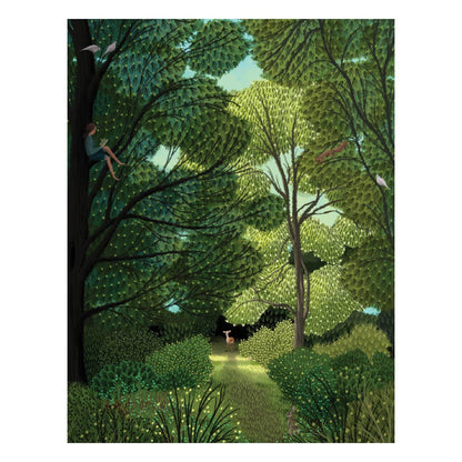 Peaceful Trees Birthday Card