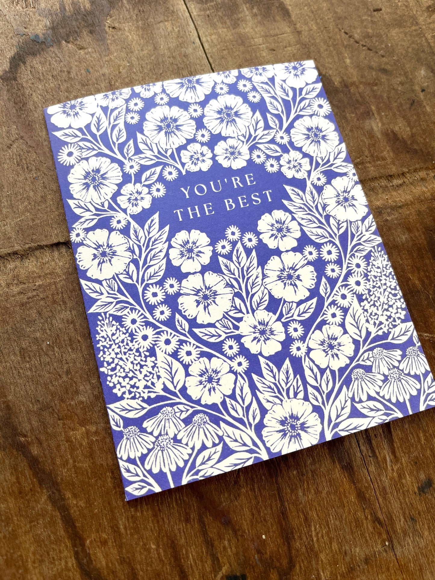 "You're The Best," Greeting Card