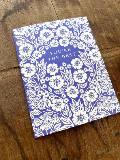 "You're The Best," Greeting Card