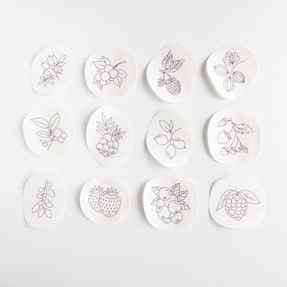 Stick and Stitch Berry Embroidery Patterns
