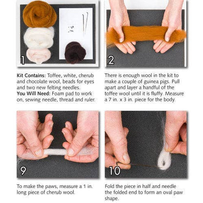 Guinea Pigs Felting Kit