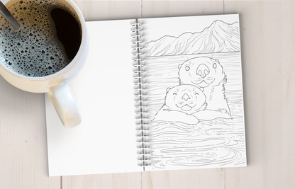 Coastal Alaska Art Coloring Book