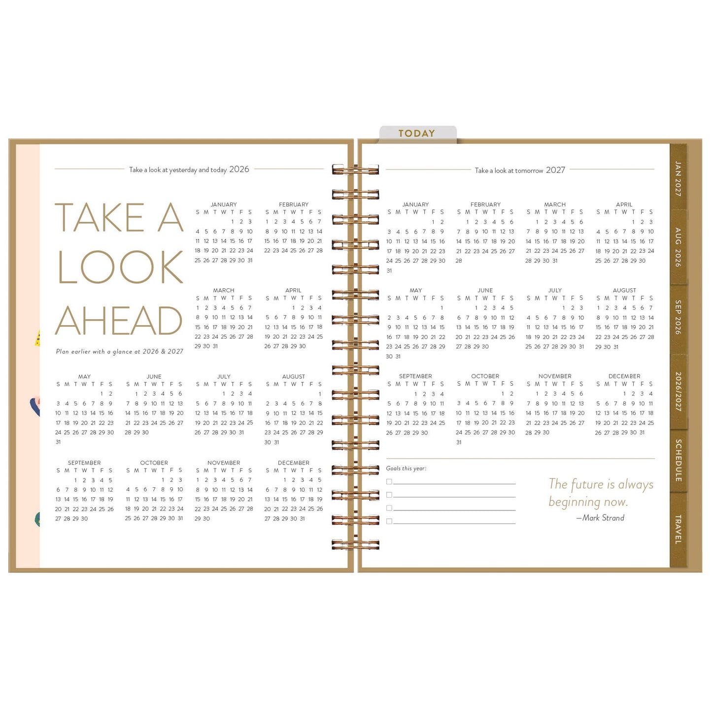 2026-2027 Butterfly Beauties Seedlings 17 Month Planner