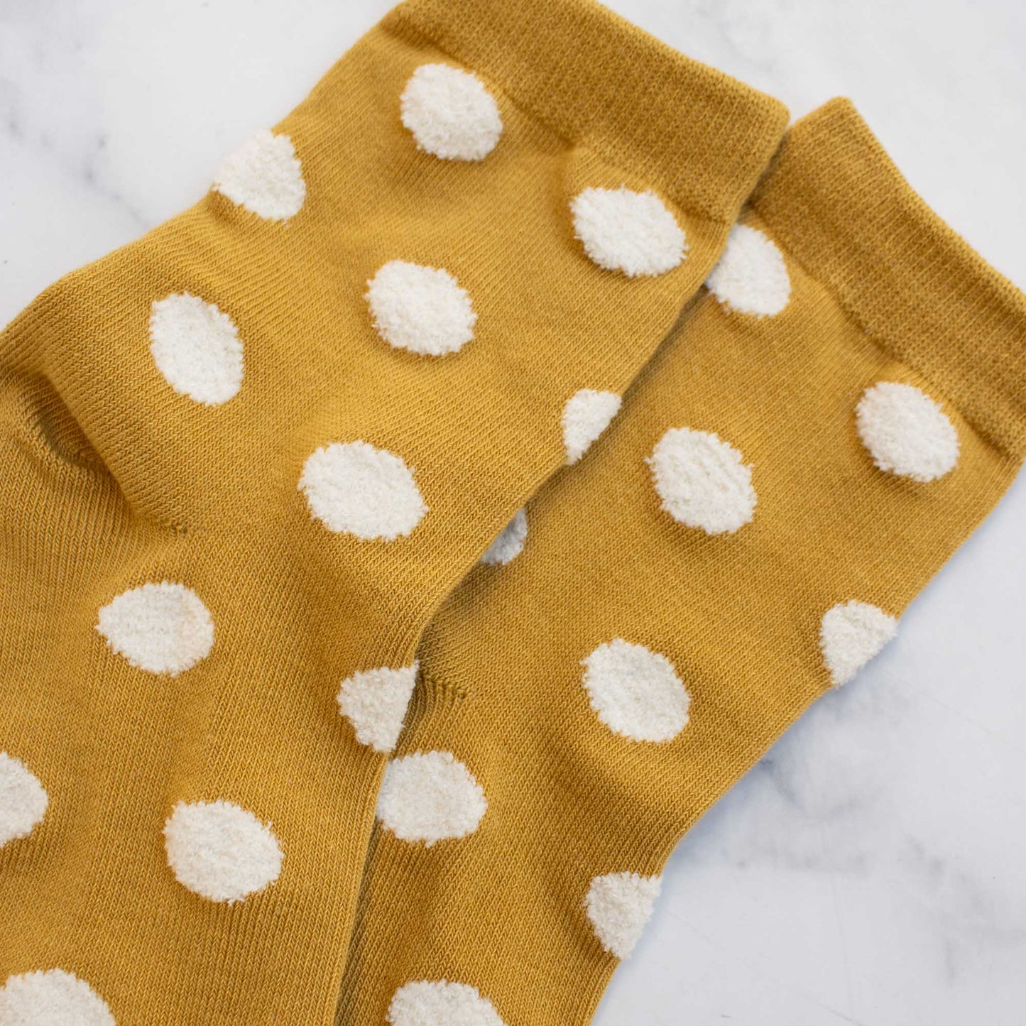 Women's Polka Dots Puff Casual Socks