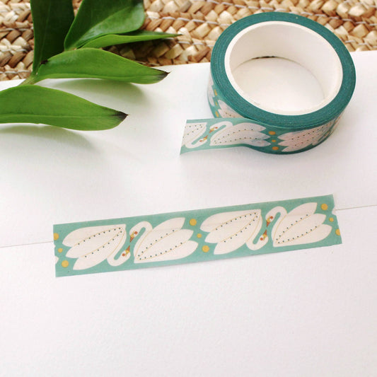 Washi Tape | Nature Lover | On the pond with swans