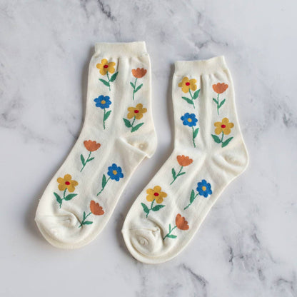 Favorite Flower Casual Socks