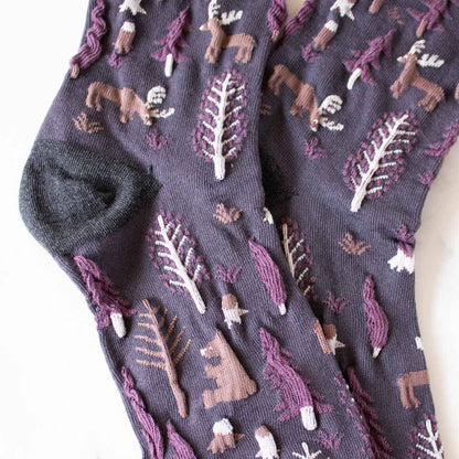 Winter Forest Casual Socks