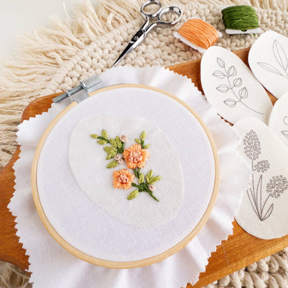 Wildflower Stick and Stitch Embroidery Patterns