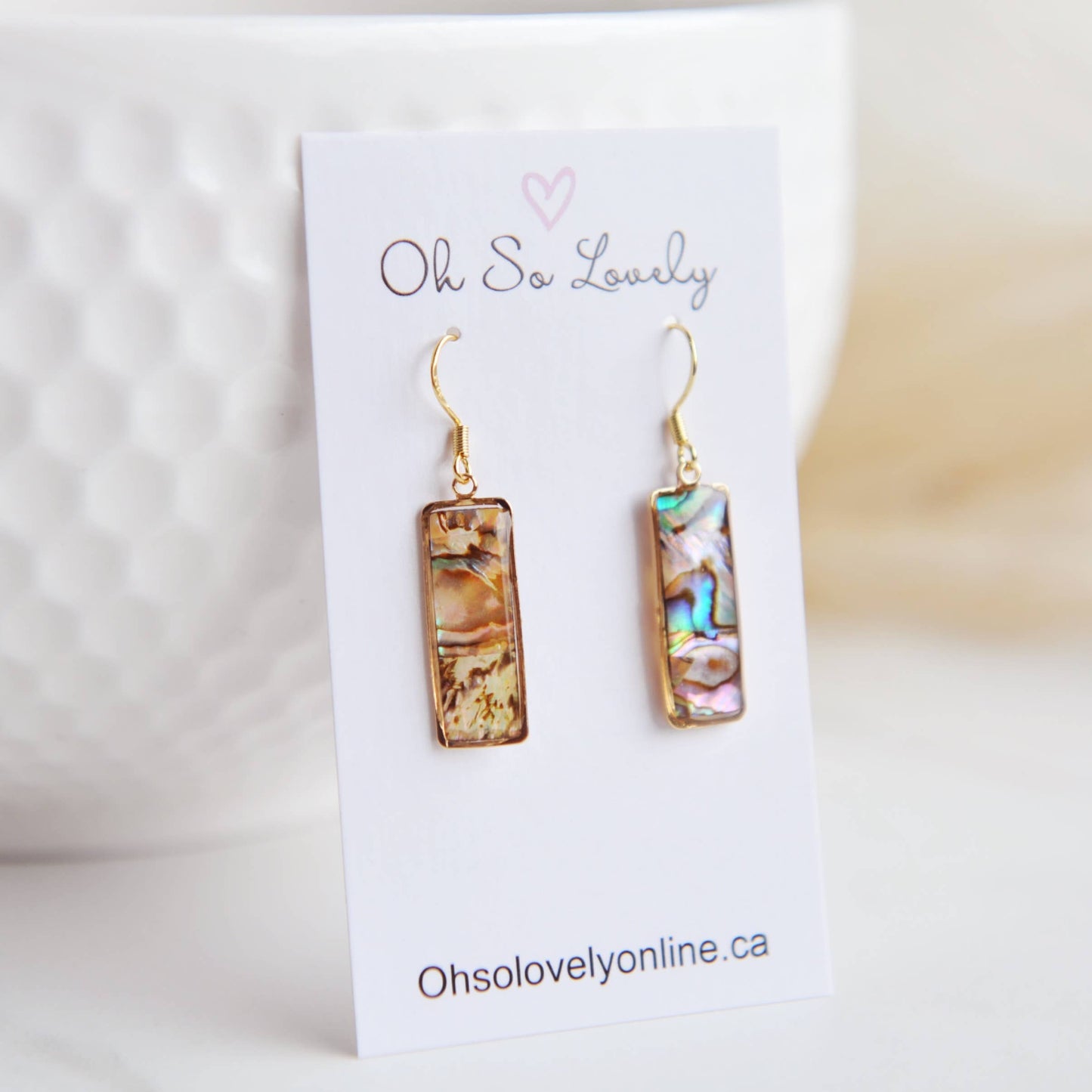 MABEL, Abalone Earrings