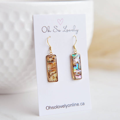 MABEL, Abalone Earrings