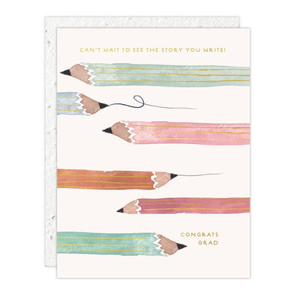 Pencils - Graduation Card