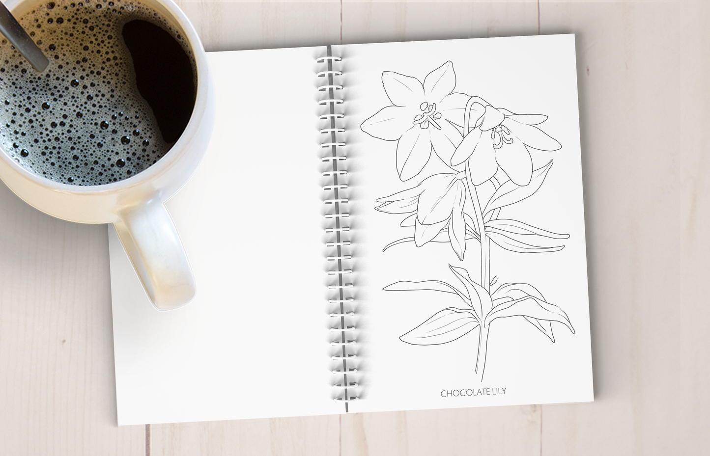 Floral Alaska Art Coloring Book