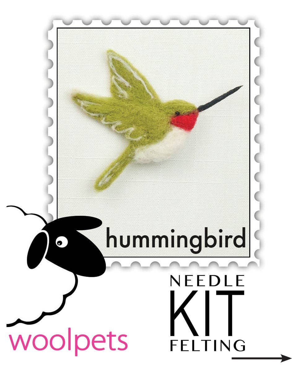 Hummingbird Pin Felting Kit