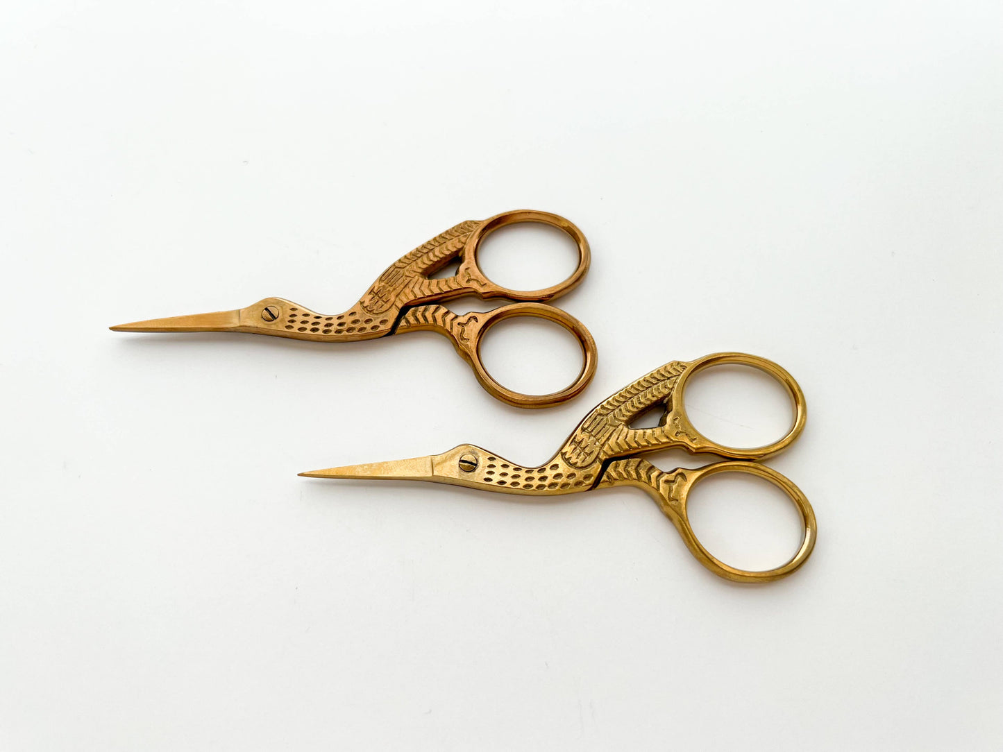 Embroidery stork scissors, small bird scissors