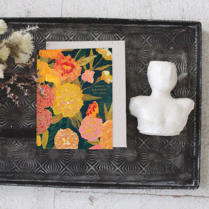 Marigolds - Birthday Card