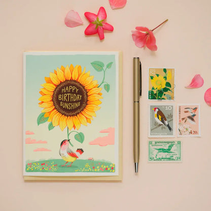 Sunflower Birthday Card