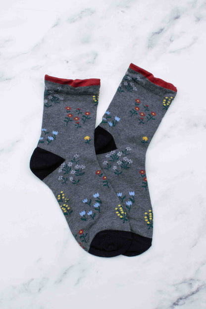 Women's Penelope Floral Casual Socks