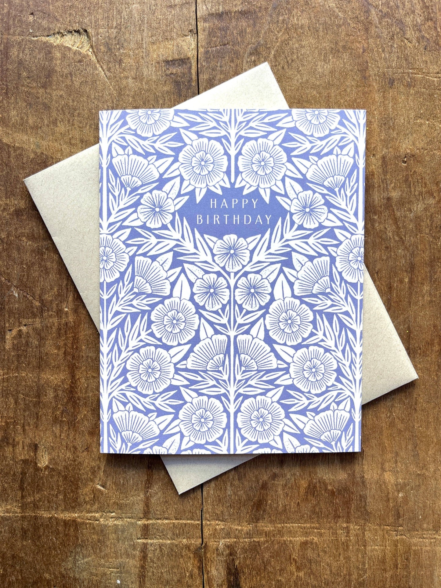 "Happy Birthday," Greeting Card