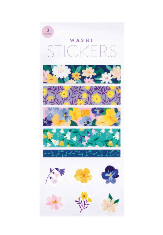 Midnight Garden Washi Stickers