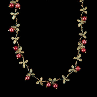 Cranberry Necklace - 16" Adj.