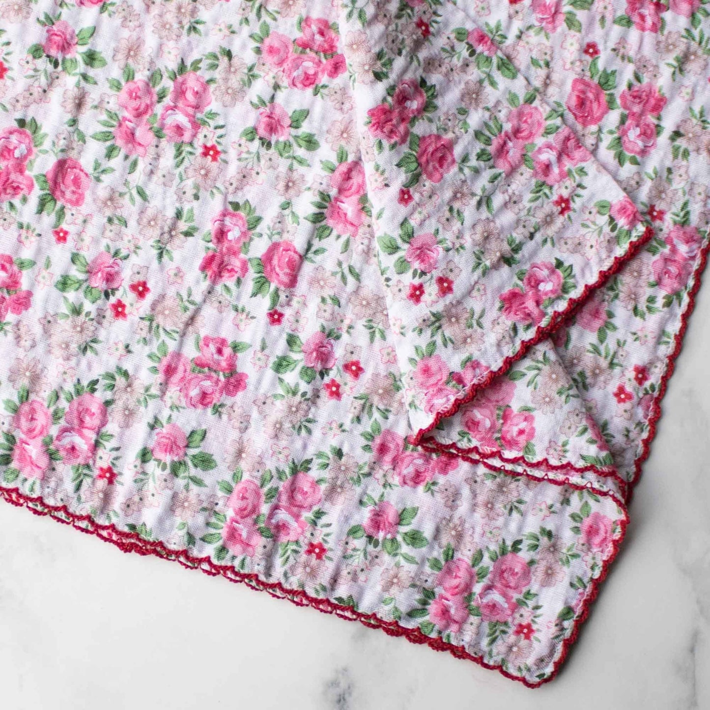 Rose Garden Cotton Scarf