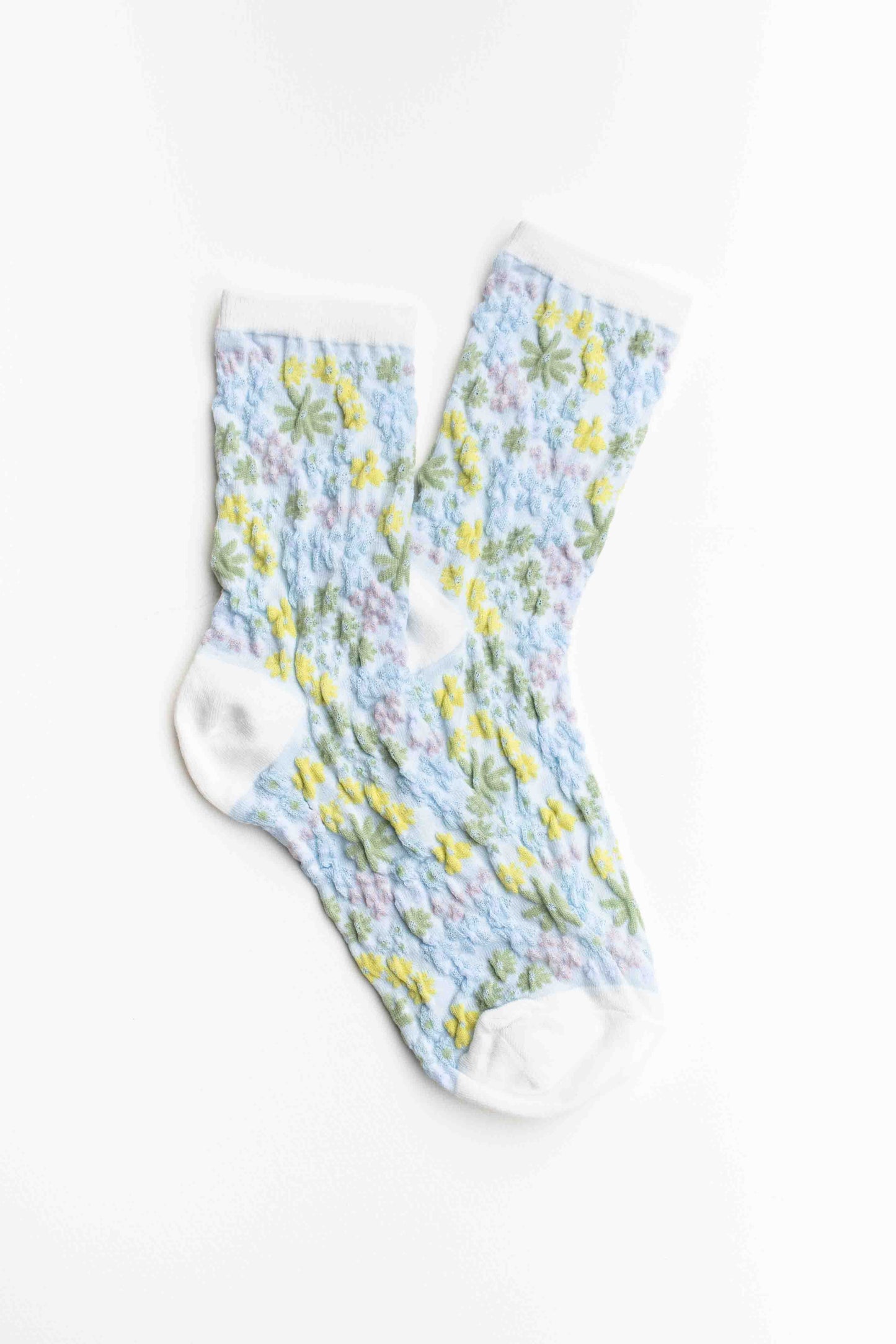 Meadow Blossom Crew Socks