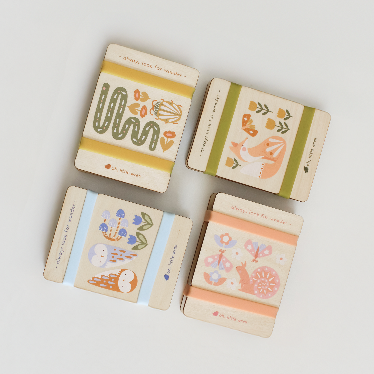 Little Nature Press - Mini Wooden Flower Press - Fox Design