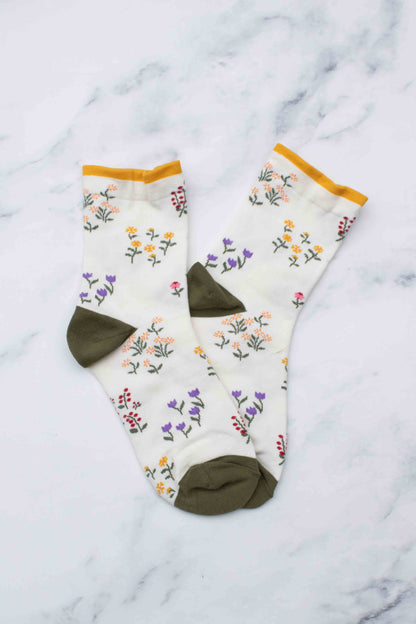 Women's Penelope Floral Casual Socks